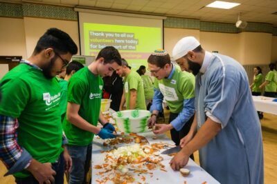 Jews and Muslims Come Together to Cook Chicken Soup in London Mosque to Celebrate 'Mitzvah Day' https://www.news18.com/news/buzz/jews-and-muslims-come-together-to-cook-chicken-soup-in-london-mosque-to-celebrate-mitzvah-day-1943953.html